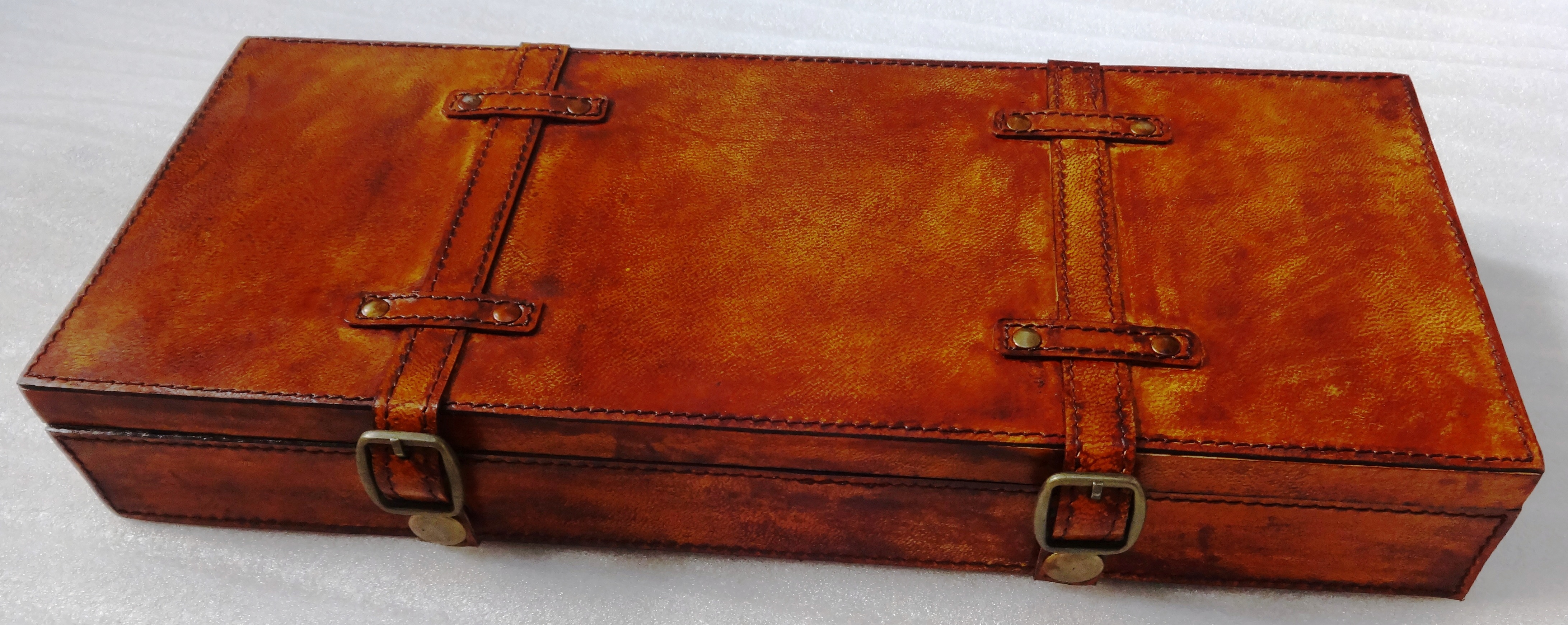 TAN RECTANGLE BOX